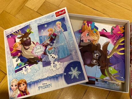 Puzzle 2xfrozen 4+ & puzzle 3xminnie od 5+, 