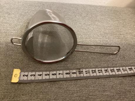 Sitko na čaj nerezové,