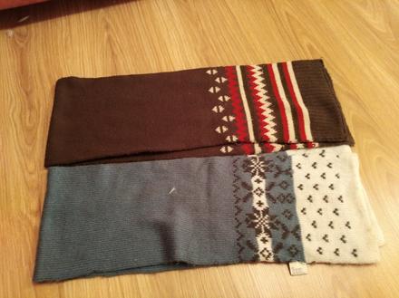 2 šály - cena spolu, 