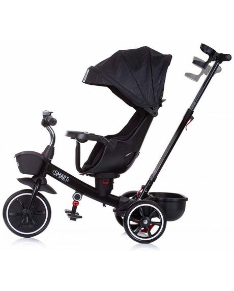 Smart trojkolka 2v1 so strieškou raven,