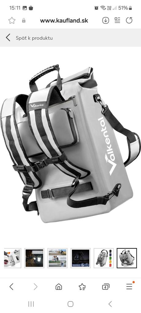 Valkental valkone 3v1 taška na bicykel, 