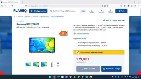 Led smart tv samsung ue32f6002f, samsung