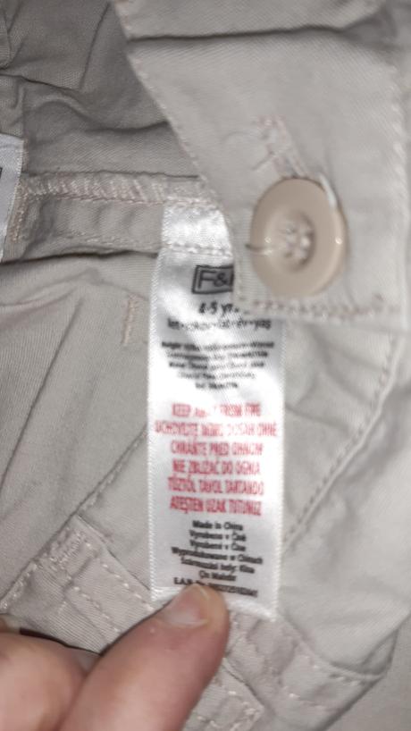 Detské krátke nohavice velk. 110, f&f,110