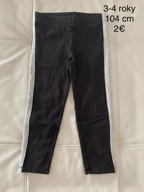 Detské legíny, h&m,104