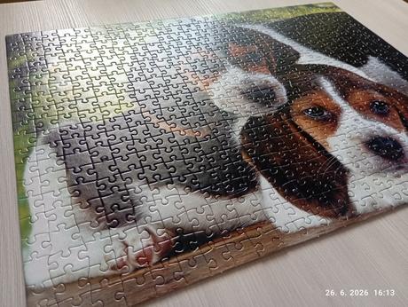 Puzzle šteniatka (už s poštou),