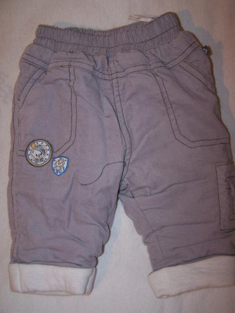 Hrubé podšité nohavice okay, 68