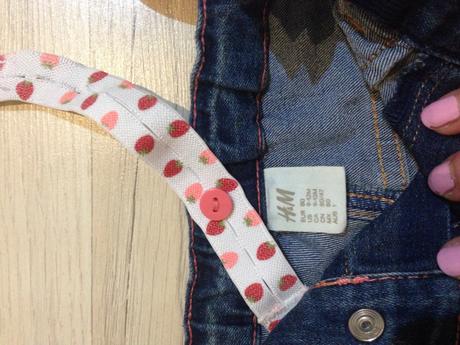 Riflove kratasy na traky, h&m,80