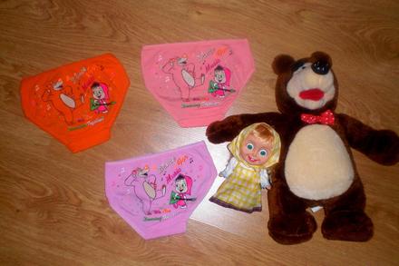 Detské nohavičky máša a medveď, 86