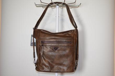 Hnedá kabelka-kabelkoruksak, 