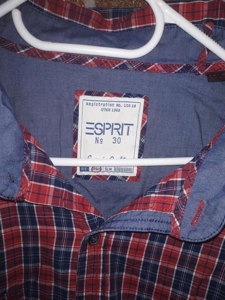 Krásna károvaná košeľa, esprit