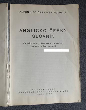 Anglicko-český slovník a.osička a ivan poldauf 3e,