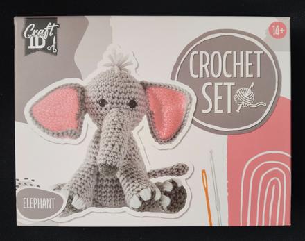Sada na háčkovanie - slon, 
