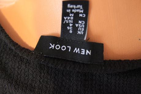 Čierne body tričko, new look, new look,s