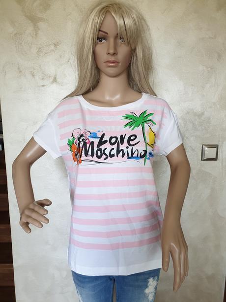 Love moschino tricko s/m, moschino,m