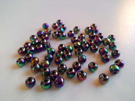 Hematit dúhové 4 mm, 