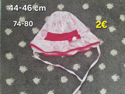 Letny klobucik 6-12 mesiacov, 80