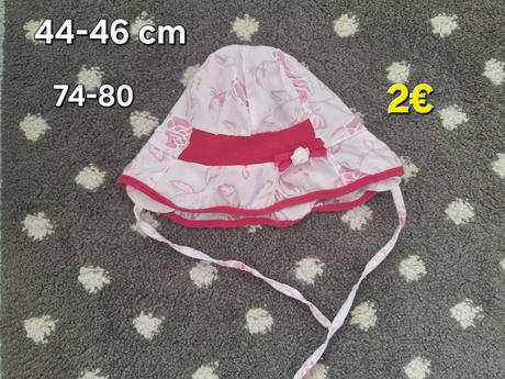 Letny klobucik 6-12 mesiacov, 80