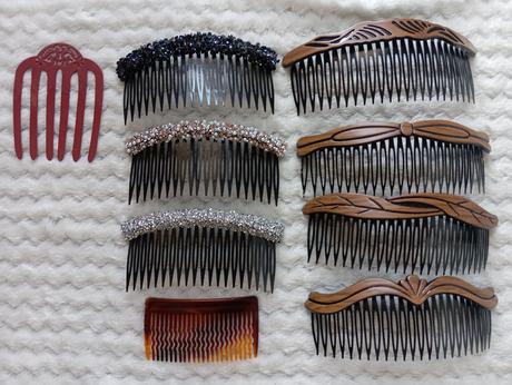 Hrebienky do vlasov ozdobné hrebene, 