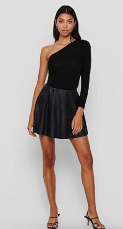 Only sukňa umelý semiš vel.m, only,m