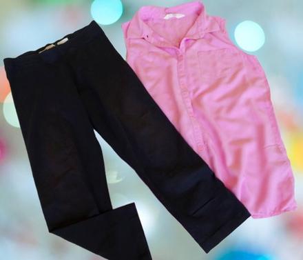 Predlžená blúzka h&m veľ.158, legínky, 158–170