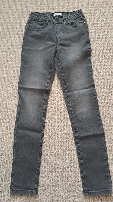 Čierne riflové leginy 34, bonprix,34