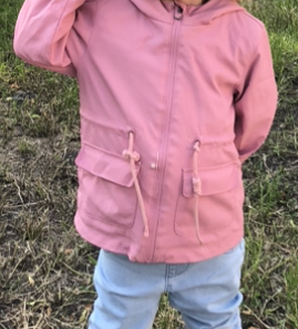 Ružová pláštenka reserved, 92, reserved,92