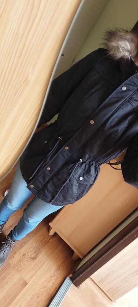 Kvalitná čierna parka only m, only,m