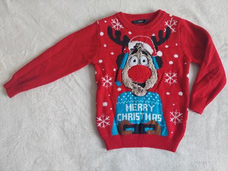 Vianočný sveter zn.george veľ.104-110, 110