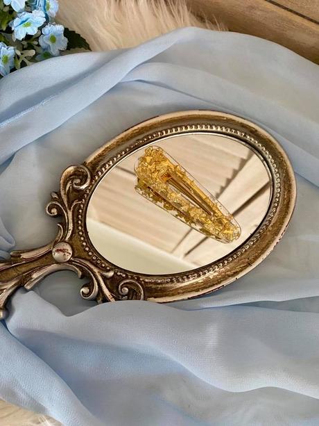 Ručne vyrobené živicové sponky do vlasov, 