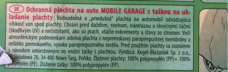 Ochranná plachta na auto, veĺ.l minivan,