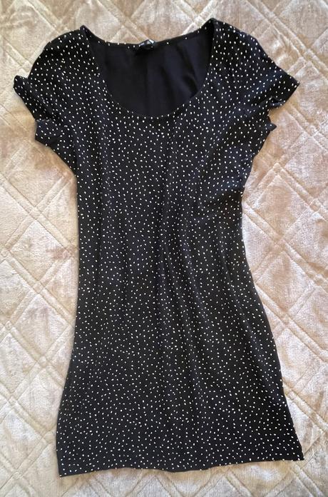 Letné bodkované šaty, h&m,l