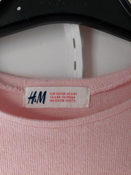 Dievčenský pulóver s mašličkami 122/128, h&m,122