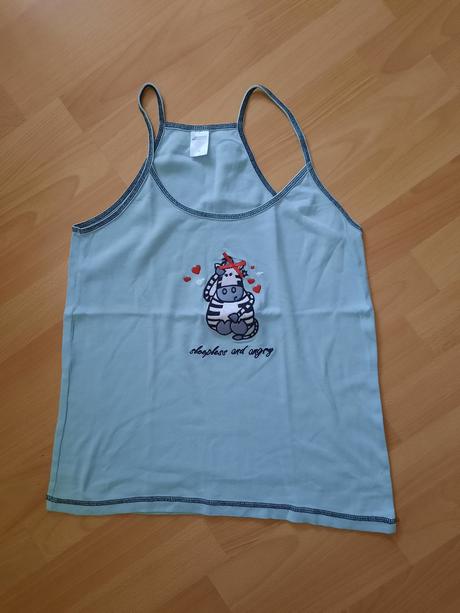 Dámsky pyžamový vrch- tielko, authentic,m