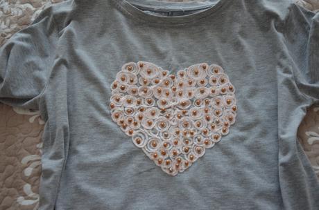Tunika s perličkovým srdcom-m/l, m