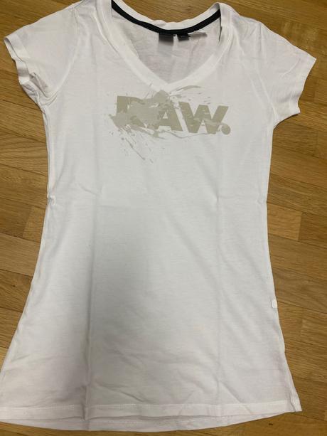 Biele tricko raw, g-star raw,xs