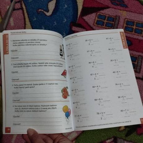 Pracovné zošity na precvičovanie pre 2. ročník,