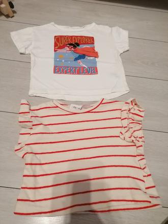 2x tričká zara č. 86, zara,86