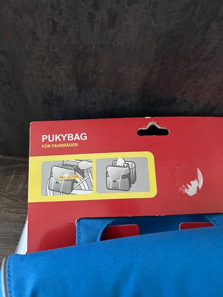 Puky dvojita zadna taska na bicykel, puky