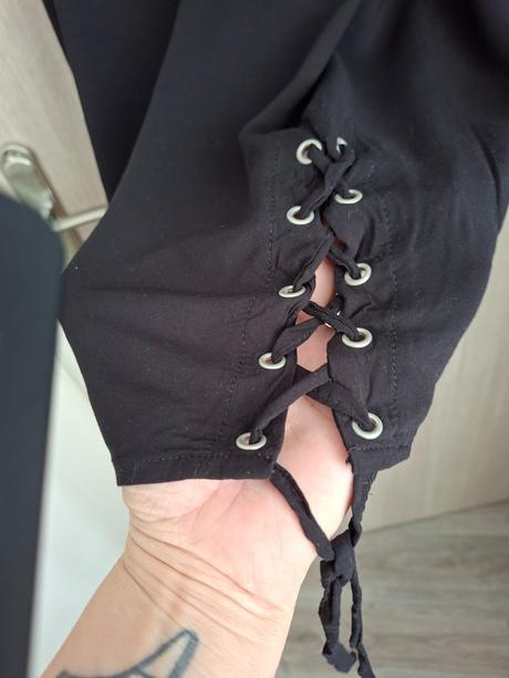 Cierne saty retro jeans, m