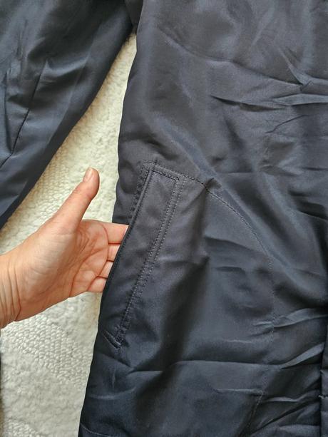 Pánska elegantná bunda parka predĺžená pod zadok, reserved,l