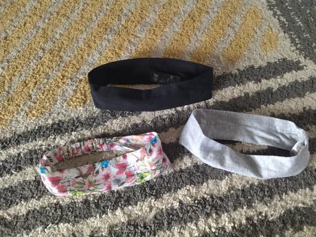 Látkové čelenky 116/128, h&m