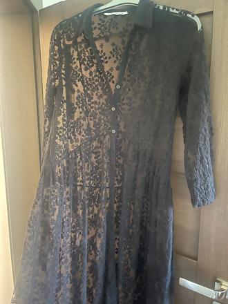 Priehľadné šaty, zara,s