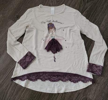 2x dlhe tričko 5-6r, 116