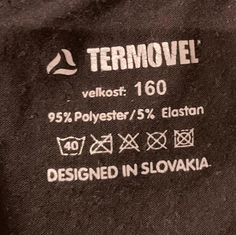 Termoprádlo termovel, 164
