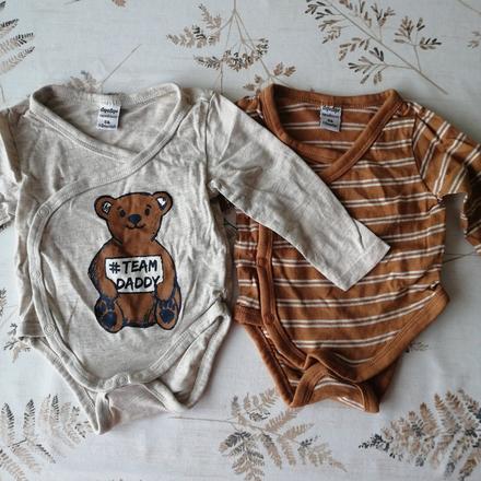 Sada 2 ks zavinovacích body s dlhým rukávom, dopodopo,56