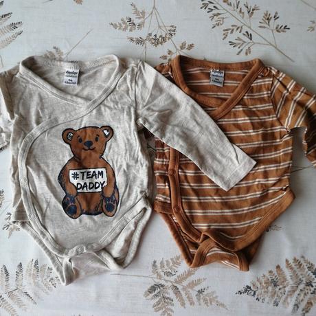 Sada 2 ks zavinovacích body s dlhým rukávom, dopodopo,56