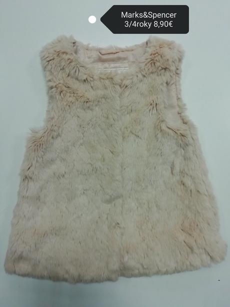 Kožušinová vesta, marks & spencer,104
