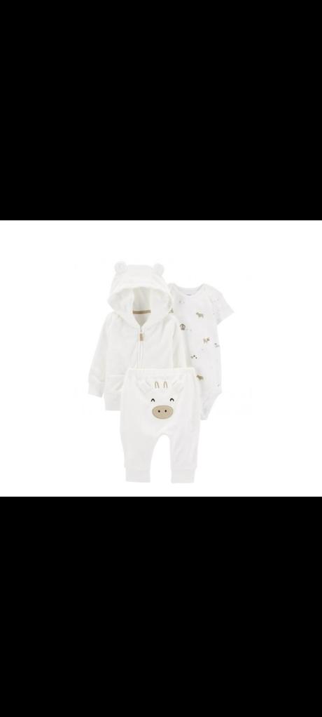 3- dielna suprava (body, nohavice, mikina), carter's