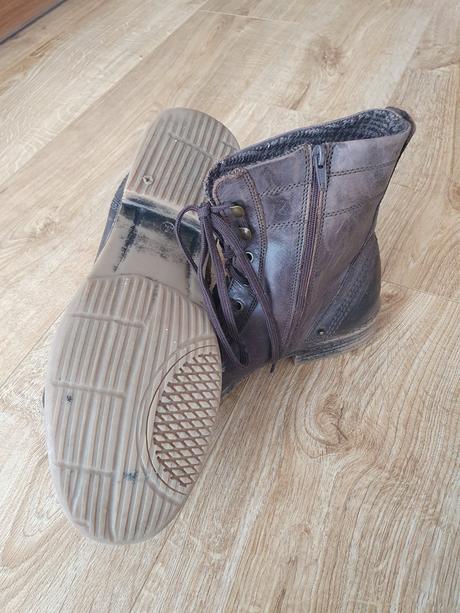 Pánske prechodné kožené topánky, lasocki,44