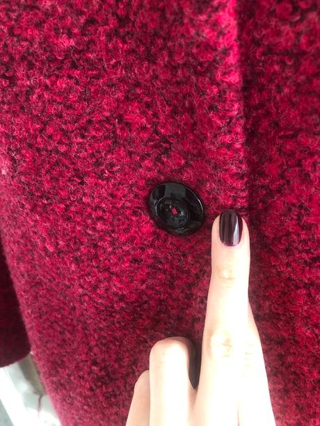 Vlnený kabát zartex, s